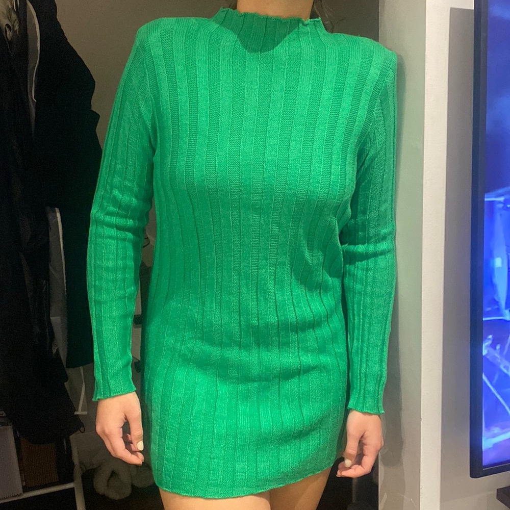 Womens oversized knitted sweater or dress